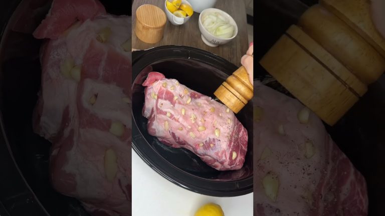 Crockpot Boston butt roast recipe! #CrockpotRecipe