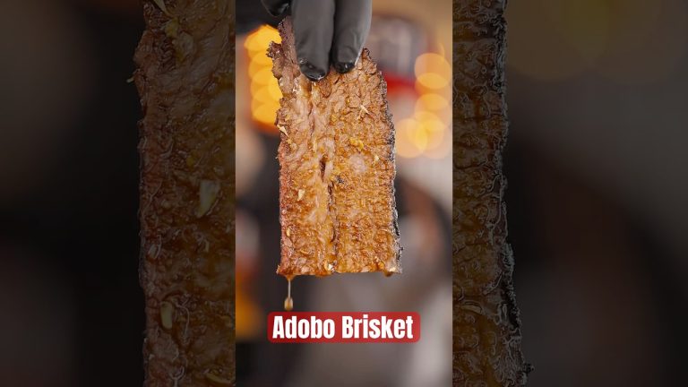 Adobo Brisket 🇵🇭 w/ a Adobo Miso glaze #brisket #adobobrisket #smokedbrisket #bbqfood #tftibbq