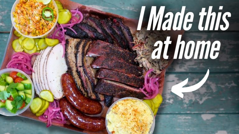 How To Make A TEXAS BBQ PLATTER At Home!