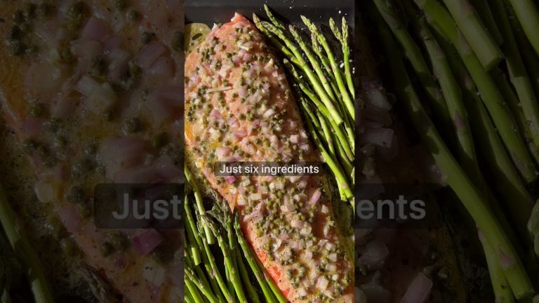 Sheet-pan trout and asparagus #easyrecipe #recipe #dinner r