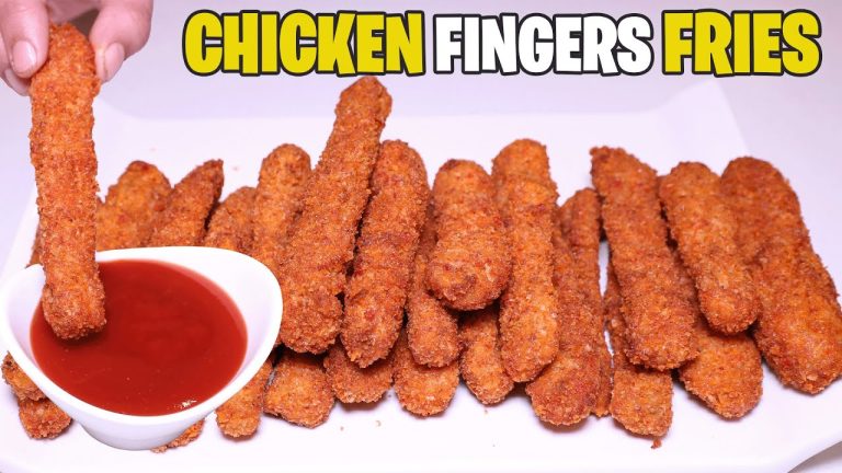 Ramadan Special Crispy Chicken Finger Fries With Homemade Bread Crumbs Recipe By Kitchen With Amna