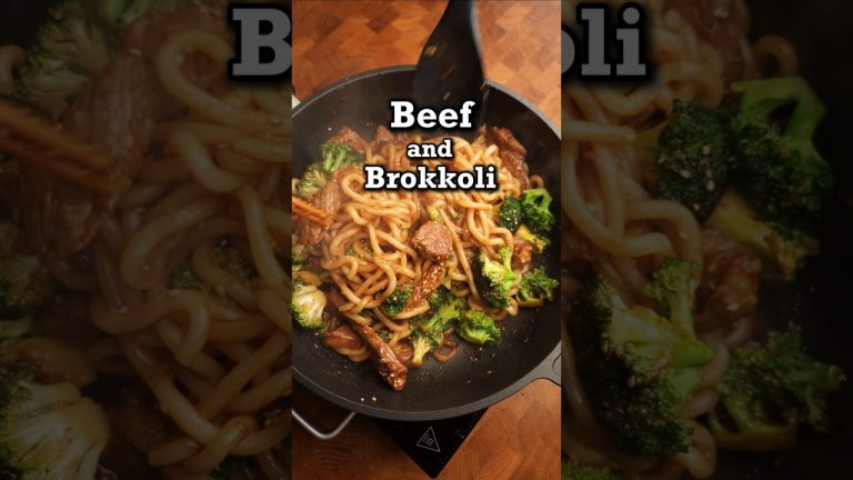 Beef and Brokkoli ein schnelles  Gericht #kochen #Rezept #schnelleküche #einfacherkochen #lecker