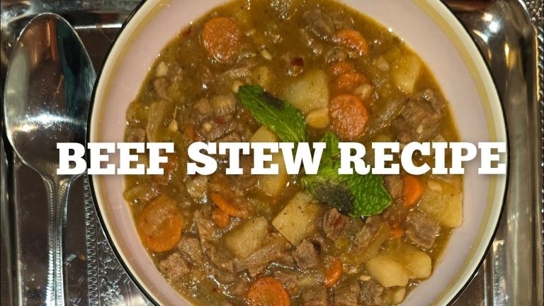 BEEF STEW RECIPE (English/Urdu)