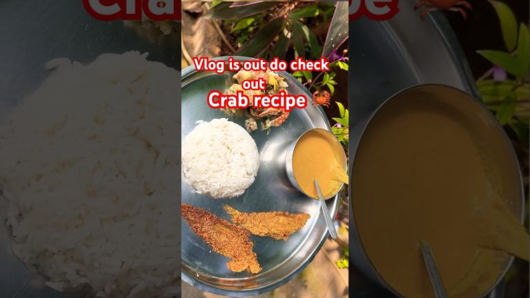 Seafood recipes | Crabs recipe | Crab sukkem| Crab masala| Fish thali #viralshort #ytshorts #seafood