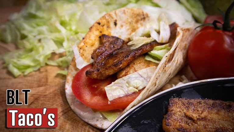 BLT Tacos met BBQ Knoflooksaus! – NasQ BBQ