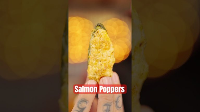 Salmon Poppers #salmon #jalapenopoppers #gamedayfood #gamedayeats #bbq #tftibbq