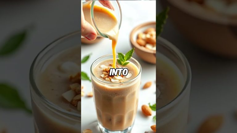 This Healthy Chocolate Smoothie Cures Cravings! 🥤🍫#shorts #healthyfood #healthy #recipe #food #food