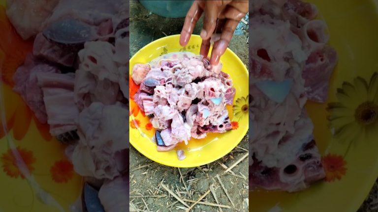 chicken chaat skin curry recipe #shorts