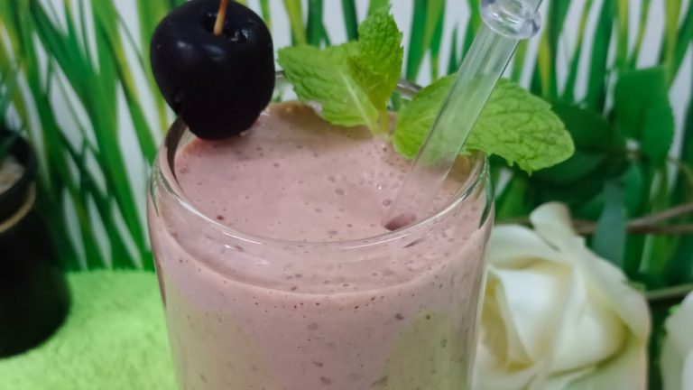 Cherry SMOOTHIE Recipe | Resepi Smoothie Ceri Lazat Berkhasiat