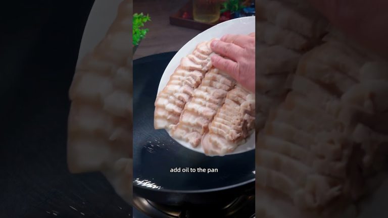 Make a twice-cooked pork like this, simple and delicious  #recipe #chinesestyle