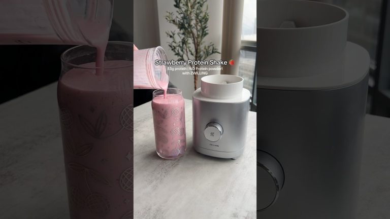 33g Protein Strawberry Shake | NO Protein Powder!