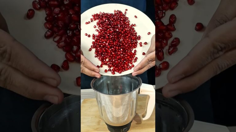 Pomegranate Milkshake #shorts #asmr #milkshake #recipe