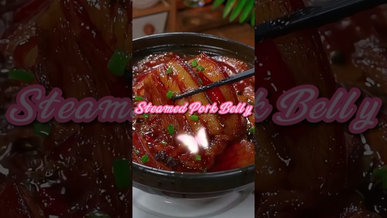 Steamed pork belly #steamedporkbelly #porkbelly #foodie #foodporn #pork #bbqporkbelly #porkrecipe
