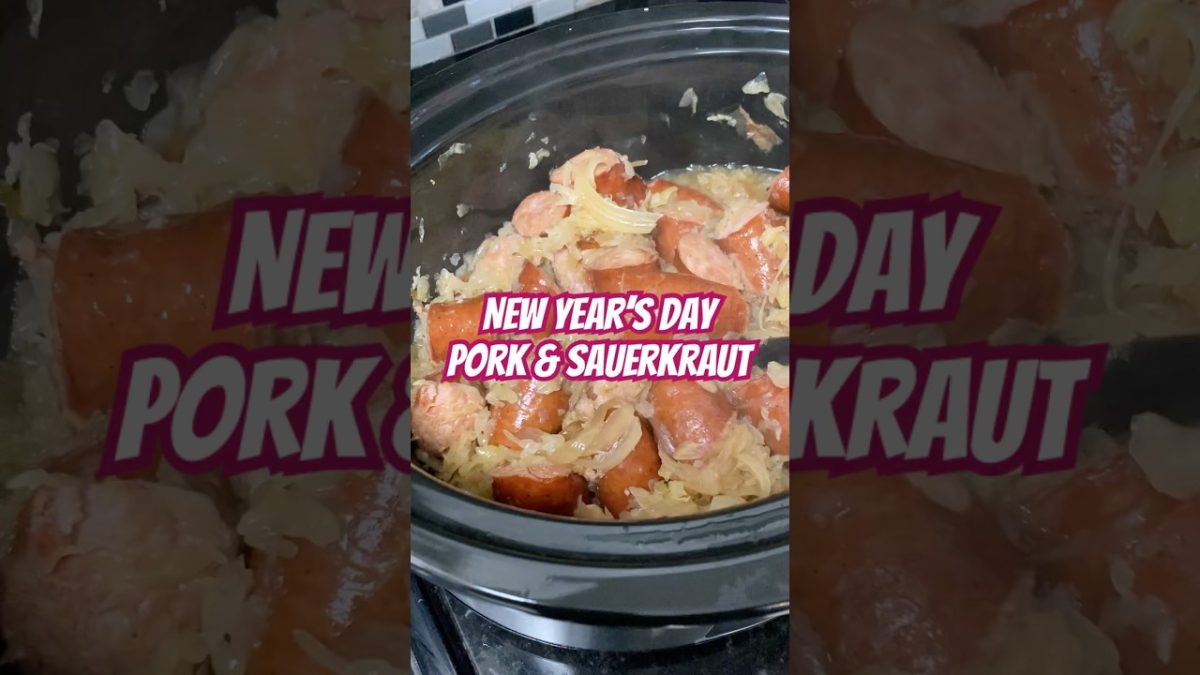 ￼￼Pork & Sauerkraut for the new year! #newyear #recipe #pork #sauerkraut #traditional #shorts