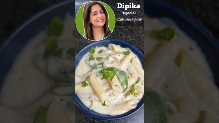 Dipika ki duniya 🤩 special white sauce pasta 😋 #shorts #dipikakiduniya #pasta #celebrityrecipe