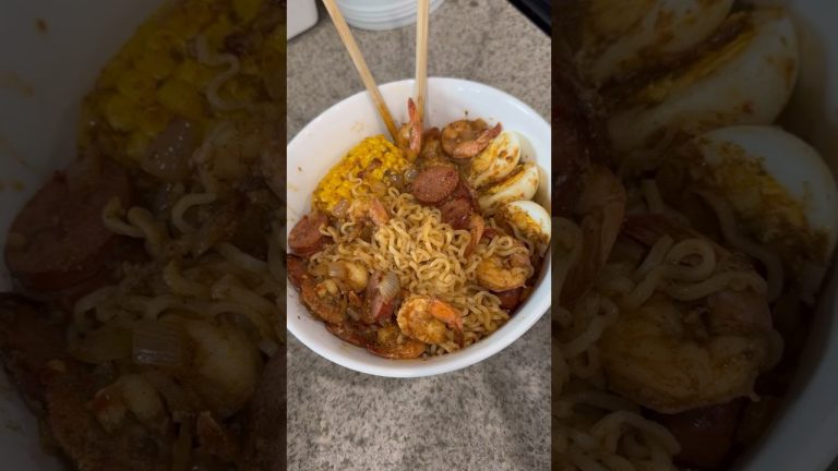 Seafood Boil Ramen Noodles #recipe #easyrecipe #dinnerideas #dinner #food #cooking