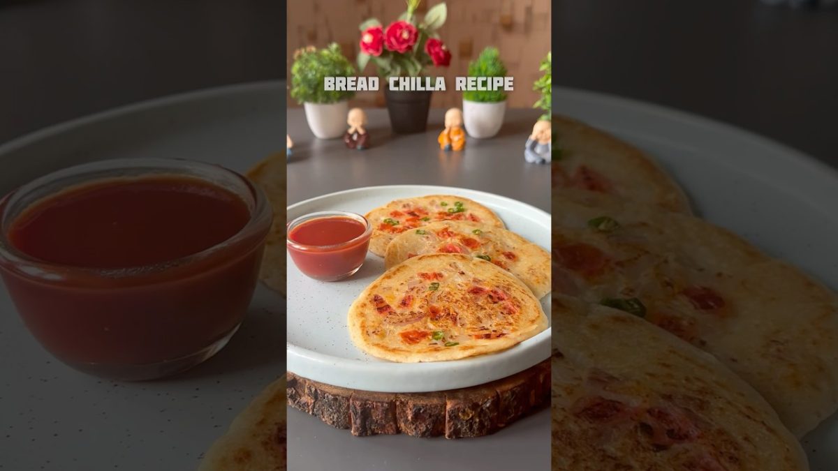 Trending recipe of Bread Chilla #shorts #recipe #breakfast #bread #chilla