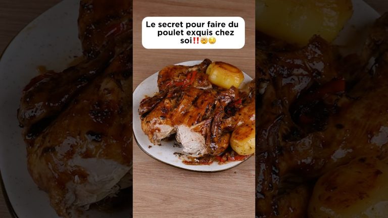 Le secret pour faire du poulet exquis chez soi🤯🤤#cooking #recette #delicious #chicken#pourtoi #fyp