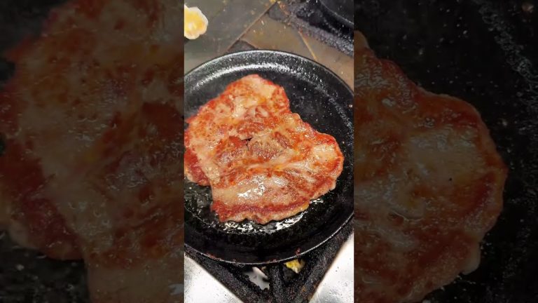 Street Food Masterpiece! Juicy Steak & Creamy Pasta Combo