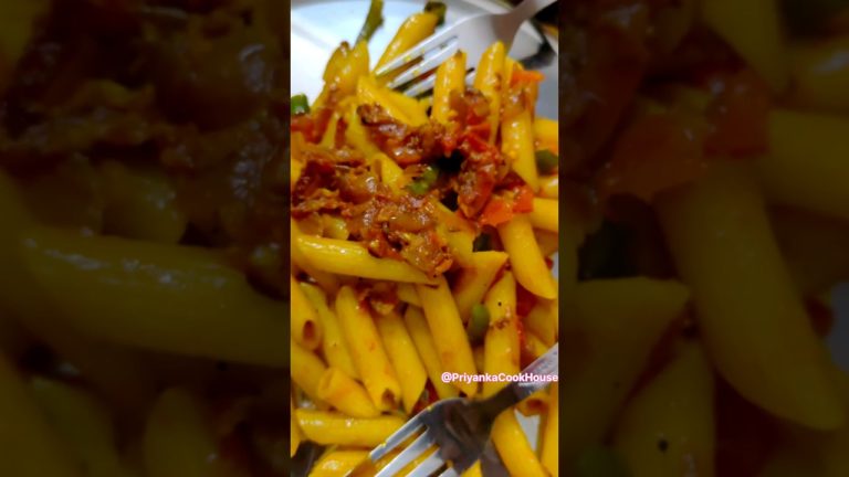 Pasta With Secret Masala #yummy #youtubeshorts @PriyankaCookHouse