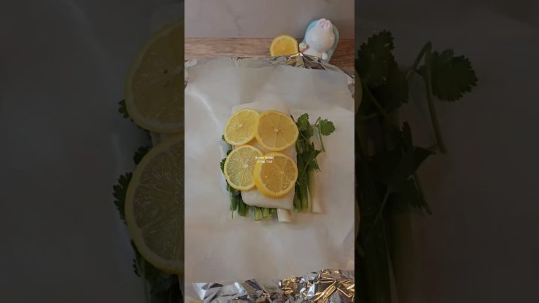 Butter Baked Citrus Cod🍋 #seafood #seafoodrecipes #fish #recipeshorts #cooking #onepotmeal #dinner