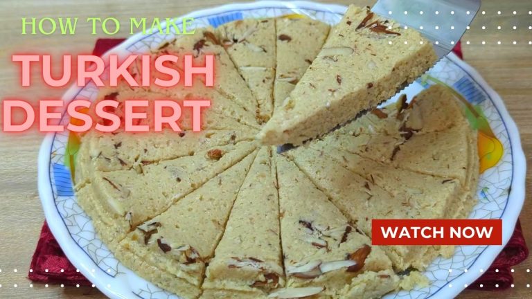 Quick Delicious Dessert Recipes – Turkish Dessert! Easy Dessert to make at Home!