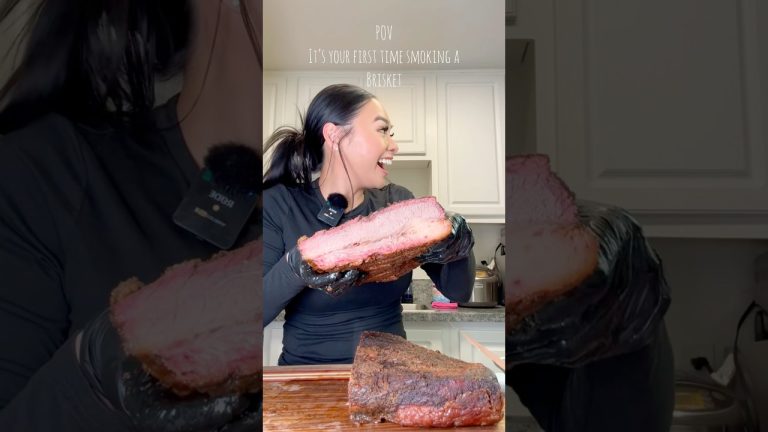 First time ever smoking a brisket using a Traeger Woodridge Pro. #brisket #traegergrills #first