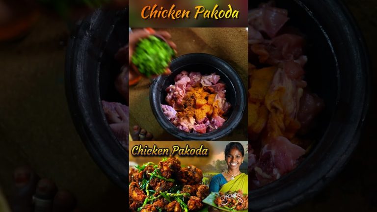 Spicy Chicken Pakoda Recipe | Village Style Cooking