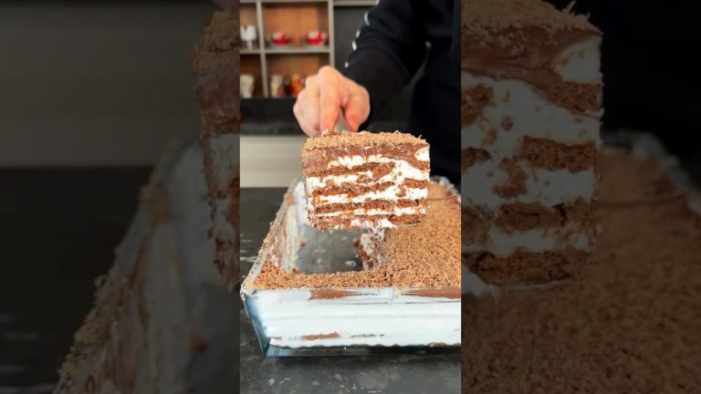 3 MALZEME İLE EN PRATİK PASTA 😍 Tiramisu Gibi #food #recipe #sukrankaymak