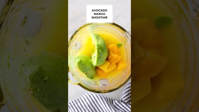 Delicious Avocado Mango Smoothie Recipe That Everyone Should Try