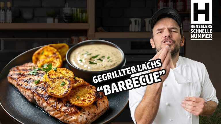 Schnelles Gegrilltes Lachsfilet “Barbecue” Rezept von Steffen Henssler