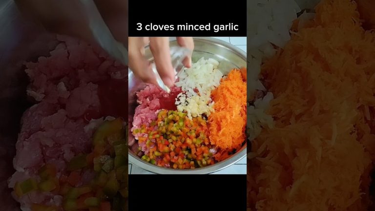 EASY PORK EMBUTIDO RECIPE! #shorts #porkrecipe #easyrecipe  #embutidorecipe