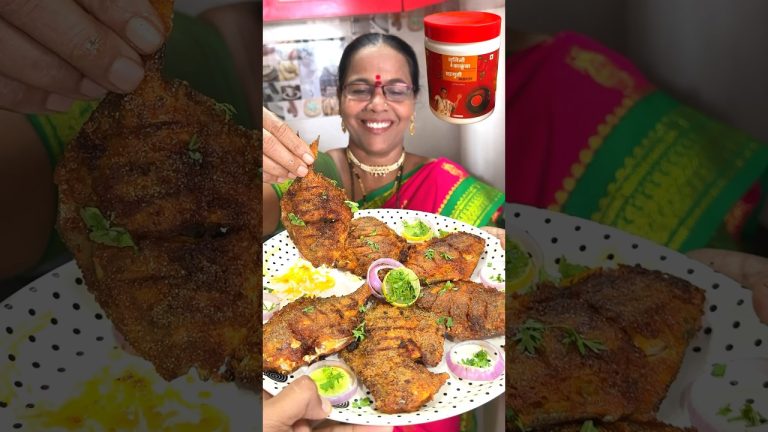 Paplet Fry #trending #1mintrecipe #streetfood #homemade #viral #foodie#recipe#food #Pomfret #seafood