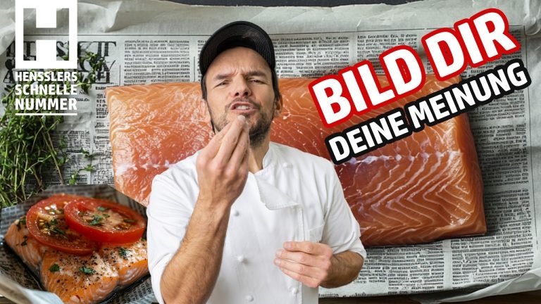 Schnelles Lachs in der Zeitung gegart Rezept von Steffen Henssler