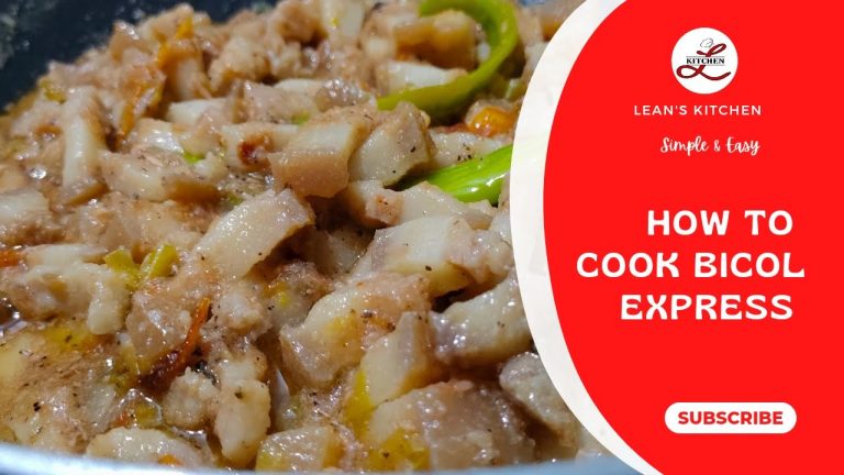 Bicol Express | Pork bicol express | Simple pork recipe | Easy pork pinoy recipe