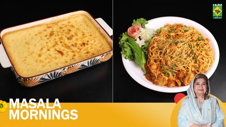 Coconut Pudding & BBQ Chicken Spaghetti: Masala Mornings | Shireen Anwar (13 Feb 2025) Masala TV
