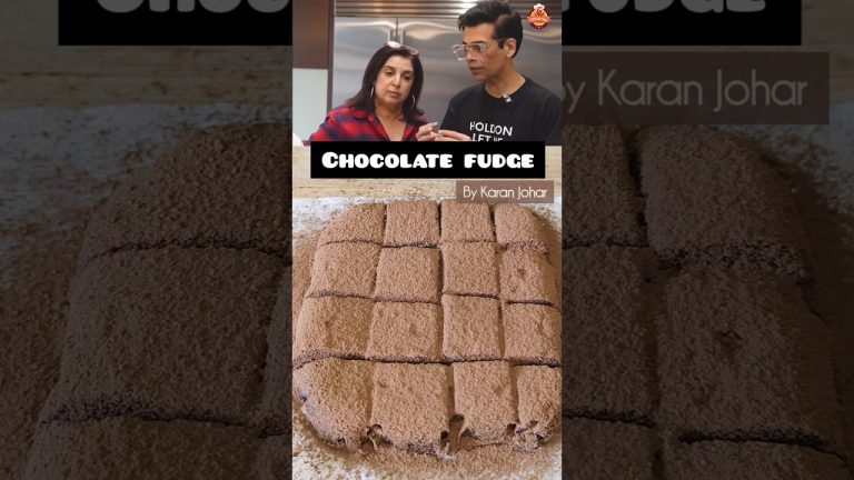 Karan Johar & Farah Khan's favourite Chocolate Fudge Recipe | quick recipe | #dessertday #shorts