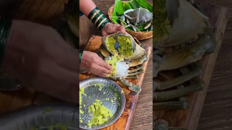 चिंबोरीच भरीत | Stuffed Crab #koli #agrikoli #seafood #trending #viral #fish #marathi #recipe