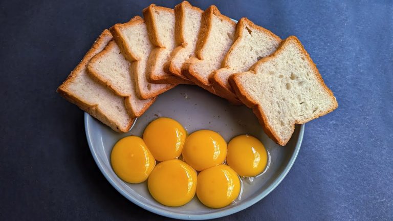 Just add Eggs with Bread! It’s so delicious! Easy Bread Sandwich Recipes