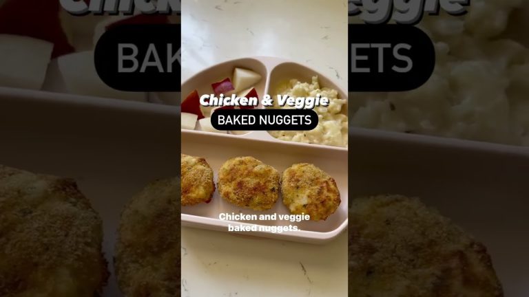 Its not McDonalds | 9 Month Old Baby Led Weaning Chicken & Veggie Nuggets RECIPE BLW