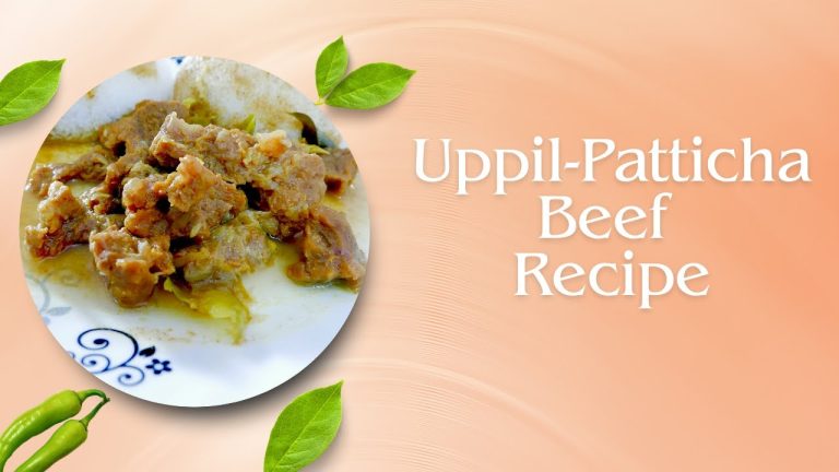 Uppil Paticha Beef Recipe | Authentic Kerala Style Oil-Free Beef