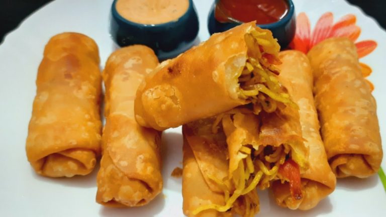 10 मिनट मे बनाए मैगी स्प्रिंग रोल्स।Maggi Spring Roll Recipe। Veg Spring Roll। Market jaisa Spring R
