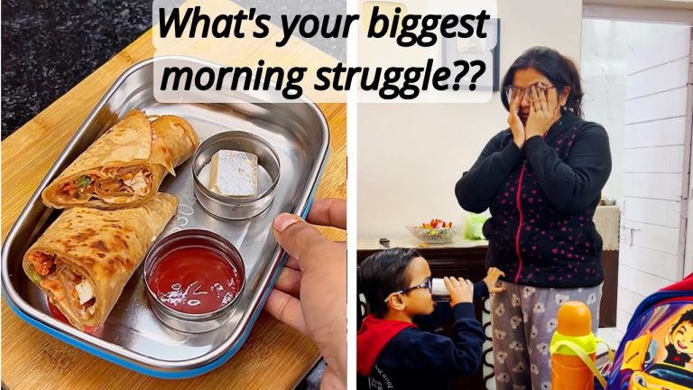 बच्चे के टिफिन के लिए झटपट बनाया कुछ हटकर, और टिफिन बिल्कुल फिनिश होकर आया paneer wrap