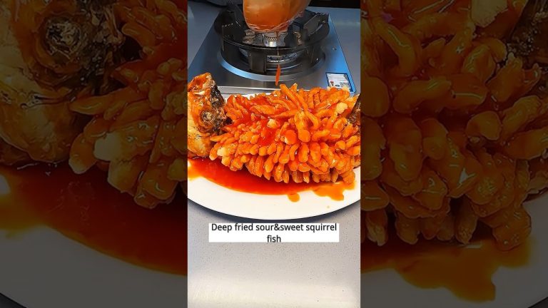 Deep fried sour&sweet   squirrel fish #cooking #food #recipe #cusine #foryou #fyp #shorts #delicious