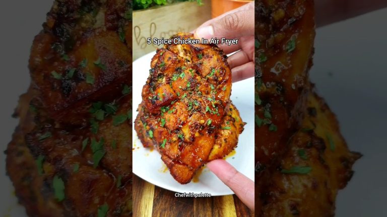 Only 5 Spice Chicken Breast Recipe In Air Fryer !
