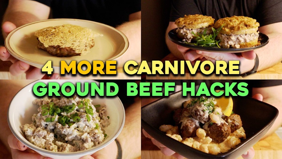 4 More Ground Beef Hacks | Carnivore Diet Recipes