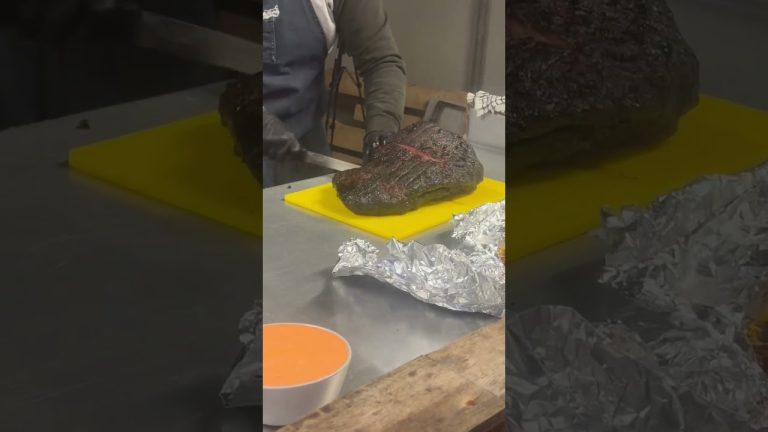 Smoked Brisket from another angle. #bbq #food #brisket #barbecue