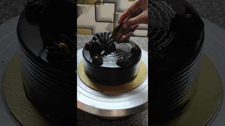 Yummy chocolate cake design | cake recipe #viralvideo #shorts #cake #youtubeshorts #trend #trending