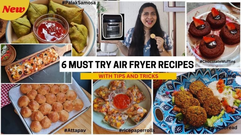 6 Must Try #Airfryer recipes #desserts #pav in airfryer | Q&A #airfryer cooking hacks