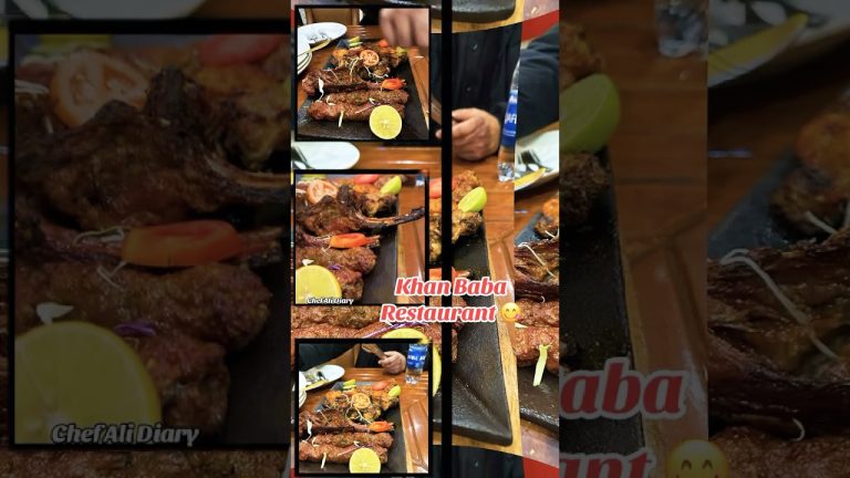 Khan Baba Restaurant Bbq platter #spicymuttonchops #chefalidiary  #foodie #foodie